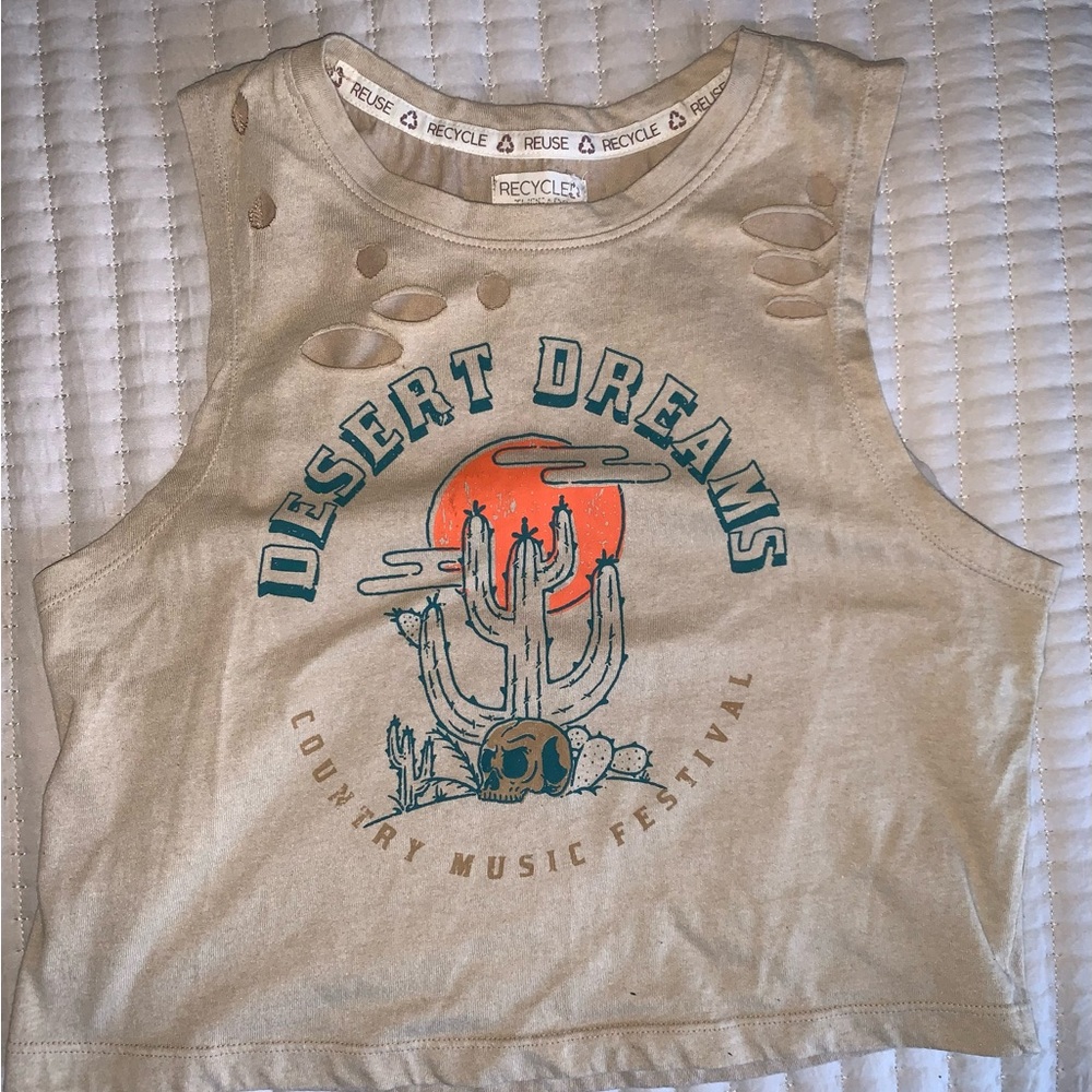 Recycled Threads Western Tank Top